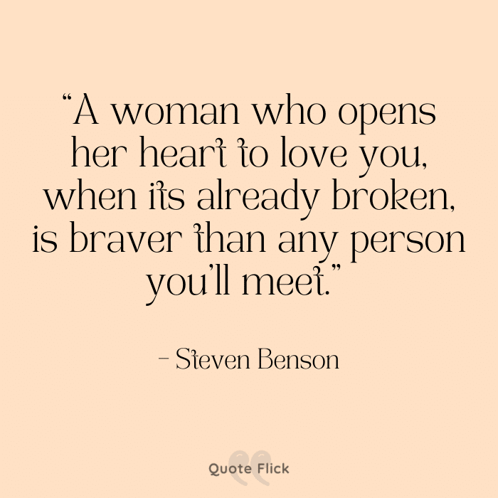 Brave woman quote