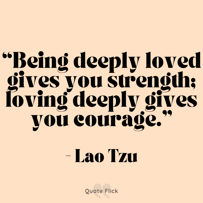Famous quote by Lao Tzu on strong women