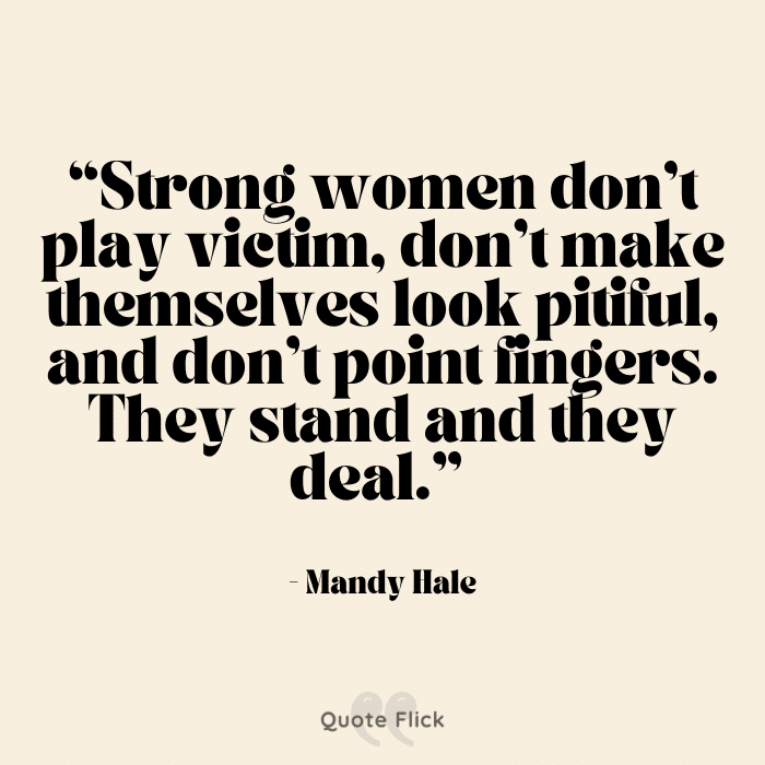 Quotations about strong women