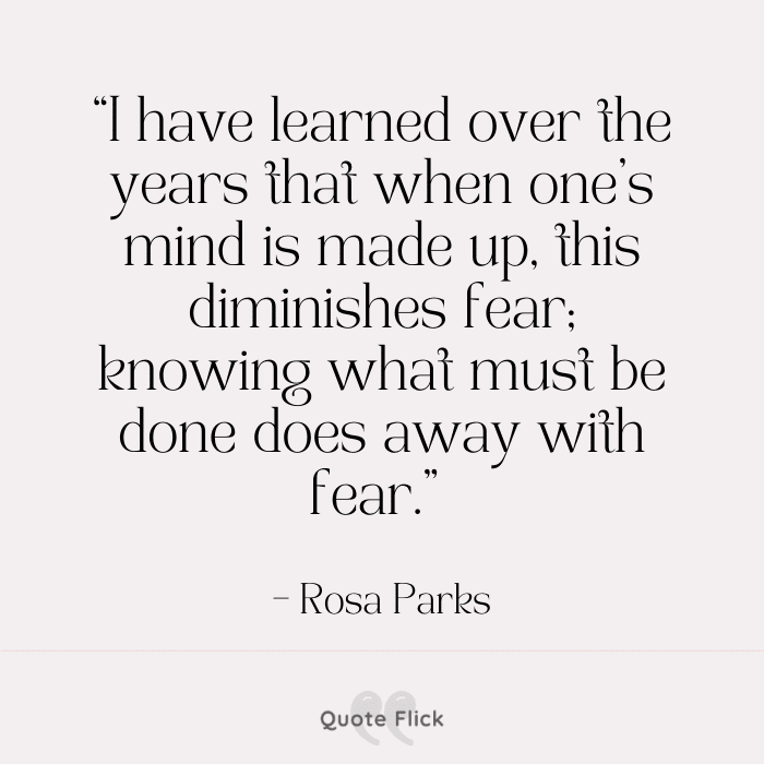 Rosa Parks strong-minded women quote
